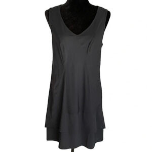 DECA Paris Robe Max Dress in Black Size 3 or US 10 Made in France